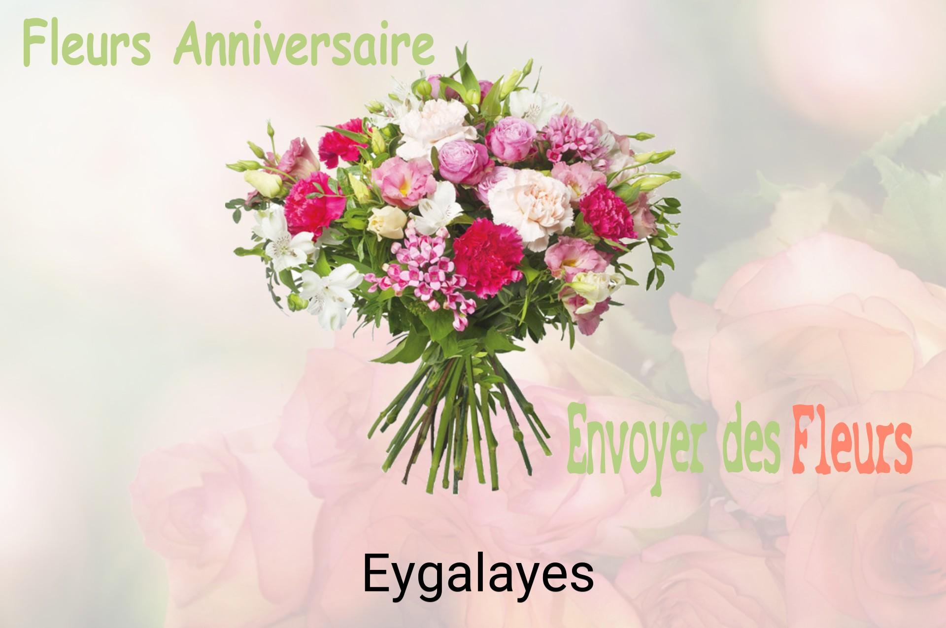 Bouquet de fleurs d’anniversaire livré à Eygalayes